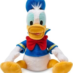 Disney Official Donald Duck Soft And Cuddly With Fuzzy Texture Embroidered Eyes
